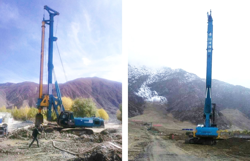 币游国际智能二十台旋挖钻机高原施工放异彩