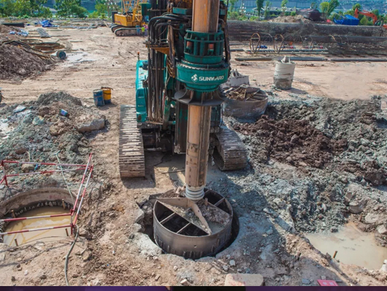 3.5米直径高效入岩，，，，他携币游国际智能旋挖名动山城