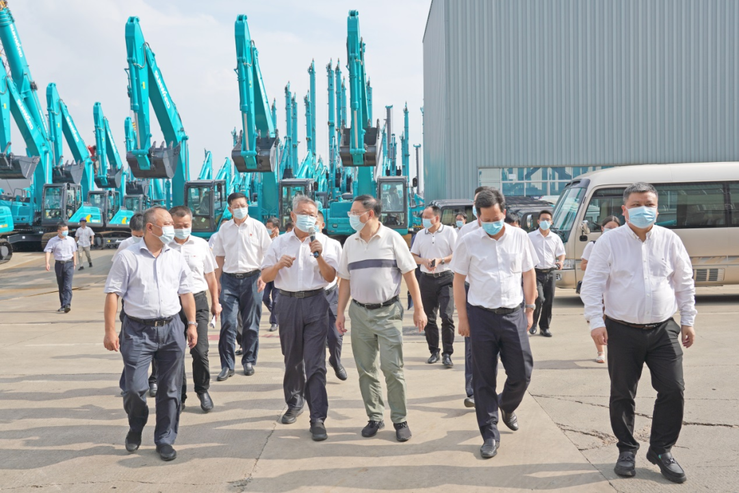 湖南省委常委、省委秘书长张剑飞一行调研币游国际智能