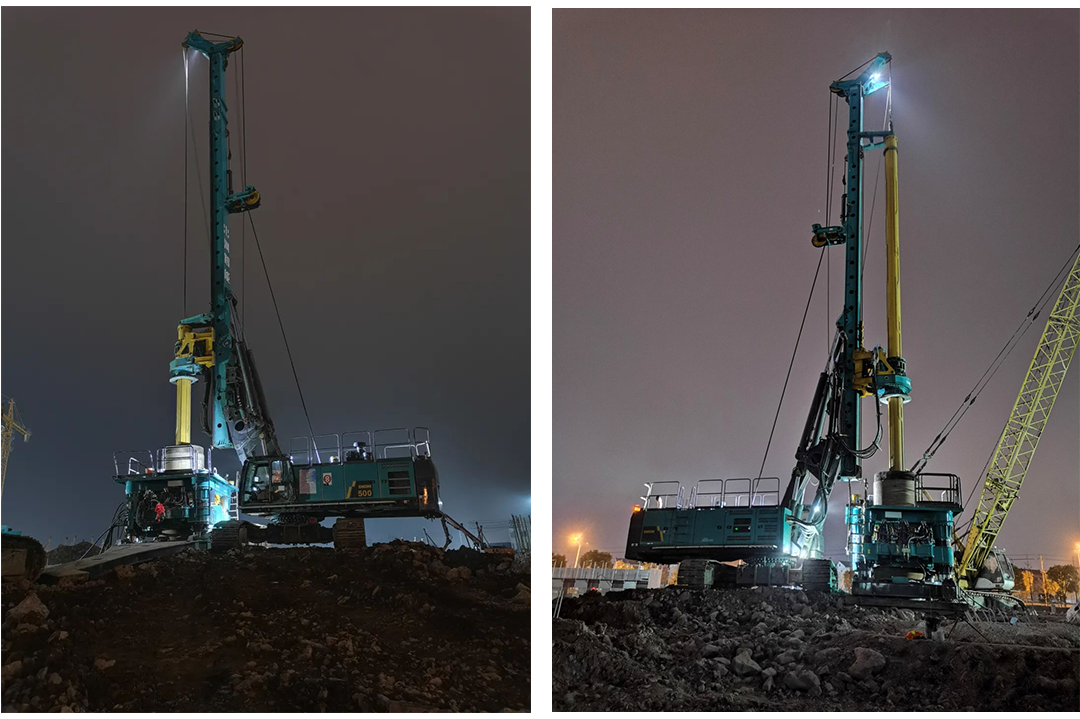 利器出击！币游国际智能SWRC260全回转全套管钻机乐成完成首钻