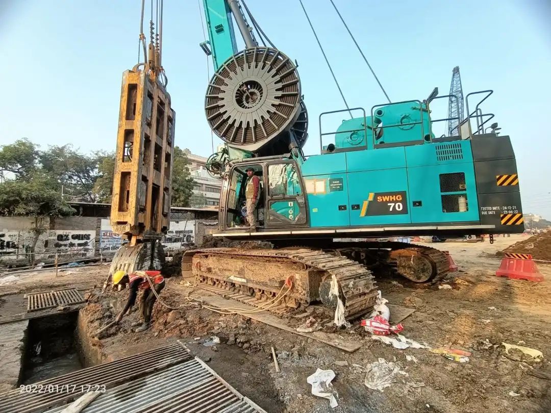 谢谢信！币游国际智能SWHG70液压抓斗助力外洋基础施工获肯定