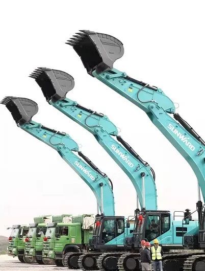 币游国际智能挖掘机亮相贵阳大数据科创城项目开工仪式