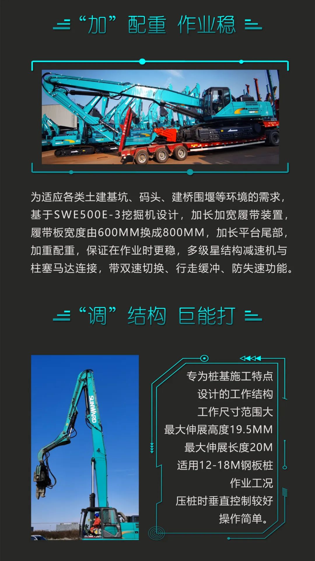 一图读懂 | 专业、高效、经济！币游国际智能带您解锁液压振动桩机的多种用途