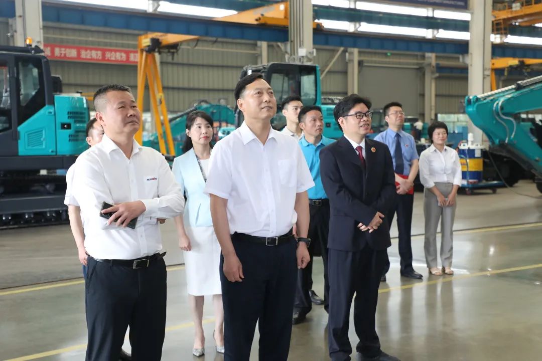 长沙市人民审查院党组书记、审查长余湘文调研币游国际智能