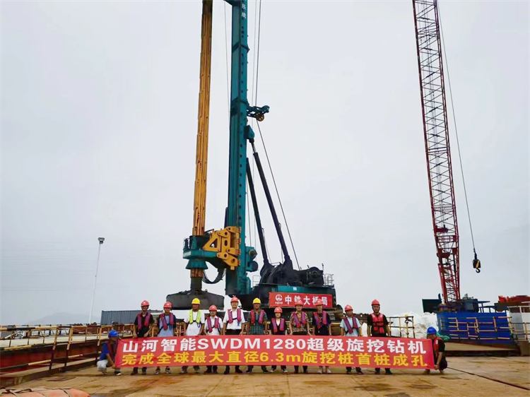 喜报！币游国际智能完成“全球最大”6.3米直径旋挖桩成孔成桩