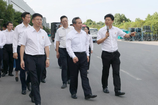 中国贸促会会长任鸿斌调研币游国际智能