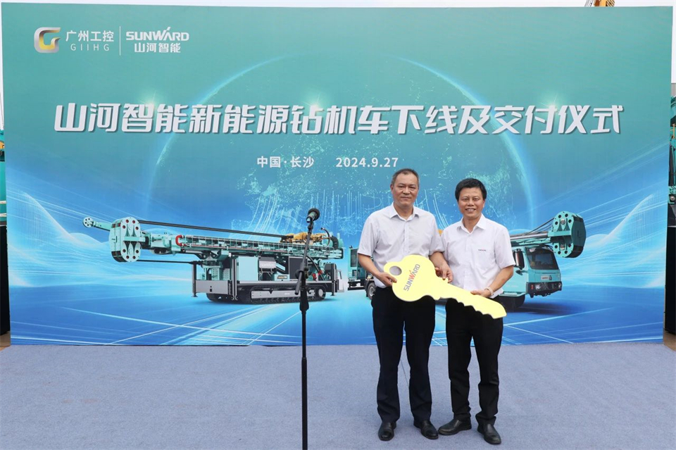 引领绿色科技新篇章！币游国际智能新能源钻机乐成交付