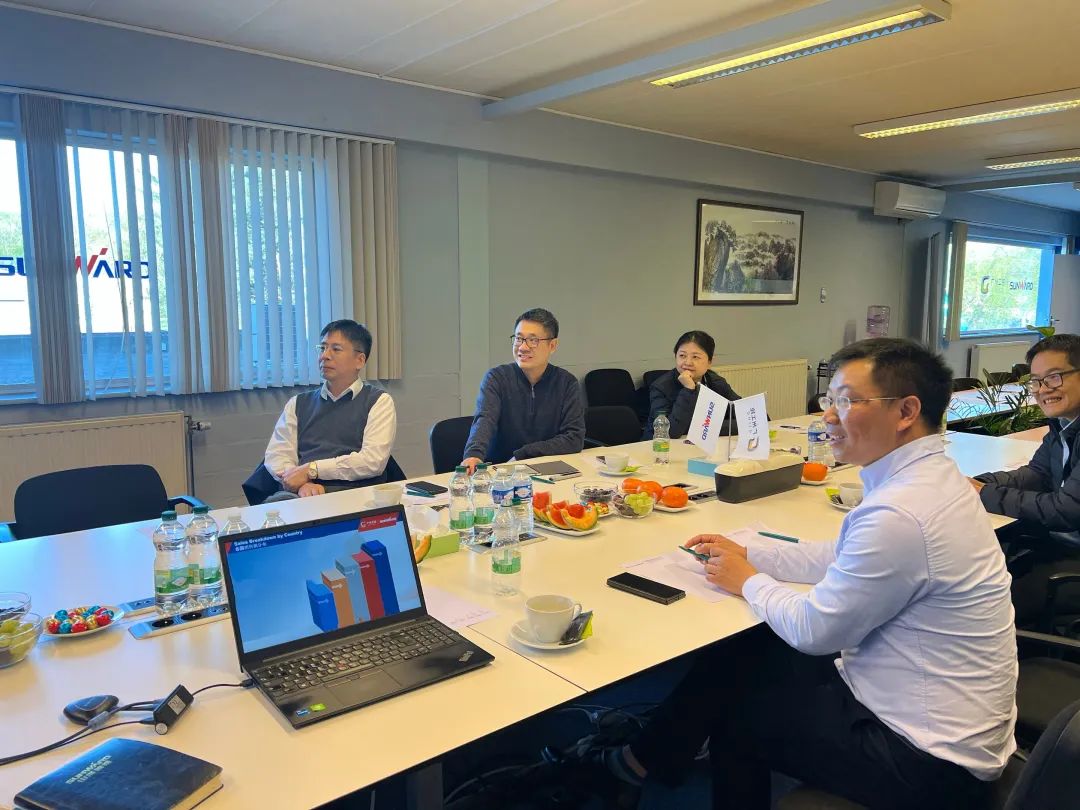 币游国际智能董事长付向东带队赴欧洲子公司考察调研