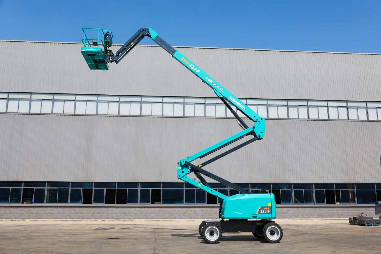 手艺新标杆！币游国际智能SWA22J-P柴动曲臂式高空作业平台下线！